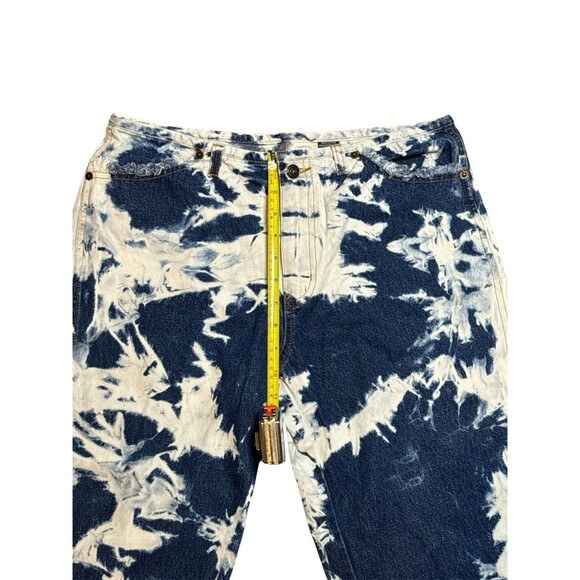 Kyoto Kasuals EST. 1996 Vintage Y2K Denim Bleach Wash Cropped Capri Size 9/10 - Picture 4 of 8